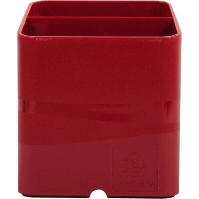 Exacompta Pen-Cube Iderama - Rouge carmin - Porte-crayons Exacompta Pen-Cube Iderama - Rouge carmin - Porte-crayons