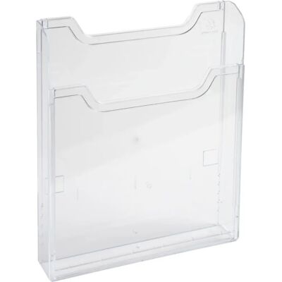 Exacompta Wand-Literaturhalter A5 Hochformat Klar - Wand Literaturhalter Exacompta Wand-Literaturhalter A5 Hochformat Klar - Wand Literaturhalter