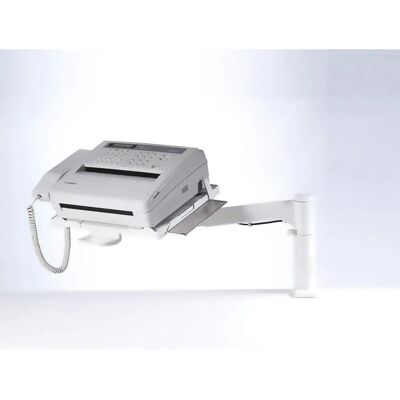 Bras téléphonique Televario gris clair - Support de bureau - Publicité Bras téléphonique Televario gris clair - Support de bureau - Publicité