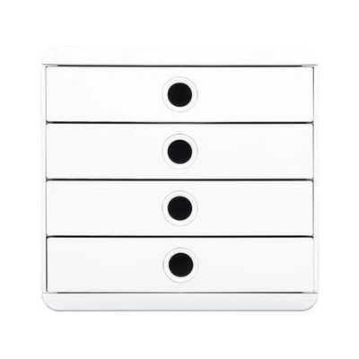 Exacompta 314313D Weiße Kunststoff-Schubladenbox - Schubladenorganizer Exacompta 314313D Weiße Kunststoff-Schubladenbox - Schubladenorganizer