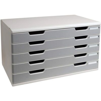 Exacompta Modulo Ablagesystem - Hellgrau / Steingrau - A3+ Exacompta Modulo Ablagesystem - Hellgrau / Steingrau - A3+