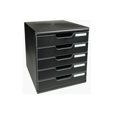 Exacompta 301414D Schubladenbox - Schwarz Exacompta 301414D Schubladenbox - Schwarz