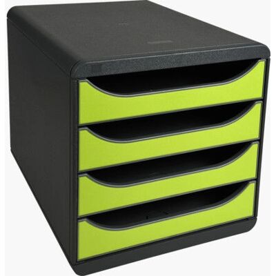 Exacompta Big Box 4-Schubladen Büroablage - Grau Exacompta Big Box 4-Schubladen Büroablage - Grau