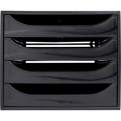 Exacompta Ecobox 4 Tiroirs de Rangement - Recyclé, A4+ Certifié - Publicité Exacompta Ecobox 4 Tiroirs de Rangement - Recyclé, A4+ Certifié - Publicité