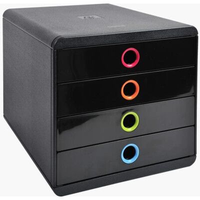 Exacompta 314498D Unité de tiroirs de bureau noir - Mobilier de bureau - Publicité Exacompta 314498D Unité de tiroirs de bureau noir - Mobilier de bureau - Publicité