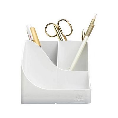 Exacompta 69513D Weißer Stift-/Bleistiftbehälter mit 5 Fächern - Pen Wave Autentik Exacompta 69513D Weißer Stift-/Bleistiftbehälter mit 5 Fächern - Pen Wave Autentik