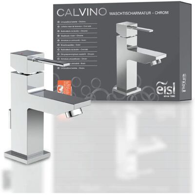 EISL Calvino Zilveren Kraan - Wastafelmengkraan, Chroom, Duurzaam, Makkelijk te installeren EISL Calvino Zilveren Kraan - Wastafelmengkraan, Chroom, Duurzaam, Makkelijk te installeren