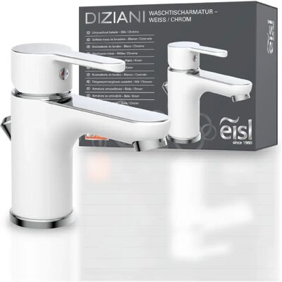 EISL Diziani Badezimmerarmatur - Keramik, Weiß-Chrom EISL Diziani Badezimmerarmatur - Keramik, Weiß-Chrom
