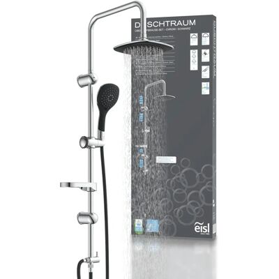 EISL Duschtraum Douche Set - Regen, Hand & Wandmontage - Metaal & Kunststof EISL Duschtraum Douche Set - Regen, Hand & Wandmontage - Metaal & Kunststof