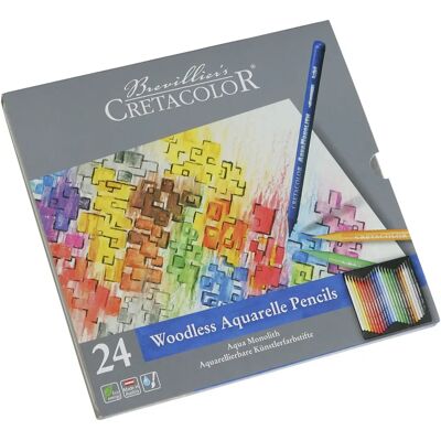 Cretacolor Aqua Monolith 24 Couleurs - Fournitures d'art - Publicité Cretacolor Aqua Monolith 24 Couleurs - Fournitures d'art - Publicité