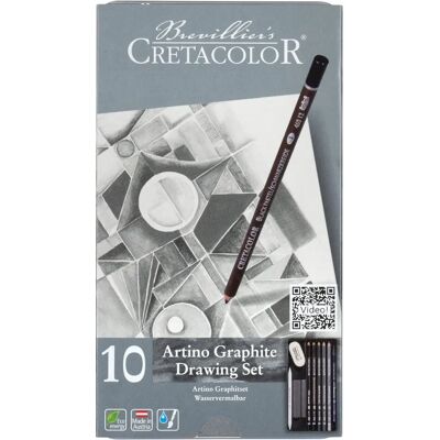 Cretacolor Artino vízben oldódó grafitkészlet - Rajzeszett Cretacolor Artino vízben oldódó grafitkészlet - Rajzeszett