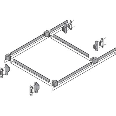 Blum - ZRM.5500 - cremeweiß - 550mm - cabinet hardware Blum - ZRM.5500 - cremeweiß - 550mm - cabinet hardware