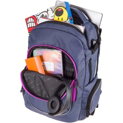 Zaino scolastico Walker Campus EVO Rosa Blu Zaino scolastico Walker Campus EVO Rosa Blu