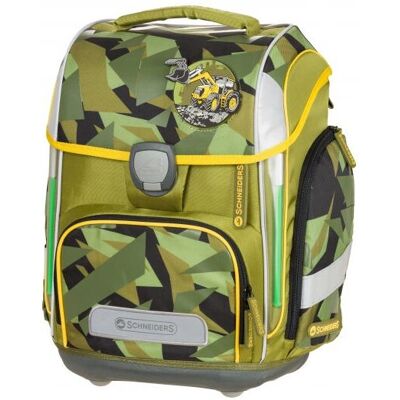 Schneiders Ergolite Construction Schulrucksack Grün/Gelb - Schulrucksack Schneiders Ergolite Construction Schulrucksack Grün/Gelb - Schulrucksack