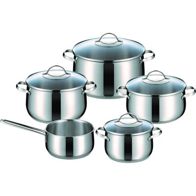 Kelomat Torrano ensemble de 9 pièces de cuisson - Ensemble de Casseroles - Publicité Kelomat Torrano ensemble de 9 pièces de cuisson - Ensemble de Casseroles - Publicité