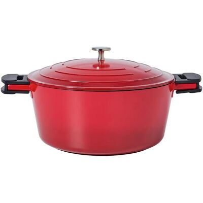 Kelomat - Schmortopf m. D. 28cm - 6.8L Rot - Casserole Kelomat - Schmortopf m. D. 28cm - 6.8L Rot - Casserole