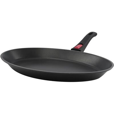 Kelomat Profi Fischpfanne 39x27cm Edelstahl Antihaft Schwarz - Bratpfanne Kelomat Profi Fischpfanne 39x27cm Edelstahl Antihaft Schwarz - Bratpfanne
