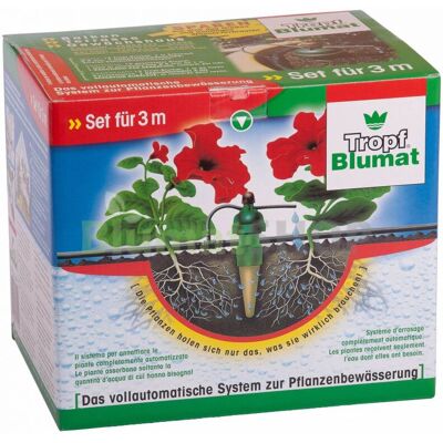 Stocker Blumat Tropfer-Set - Sistema di irrigazione automatica per 12 piante - Interno/Esterno Stocker Blumat Tropfer-Set - Sistema di irrigazione automatica per 12 piante - Interno/Esterno