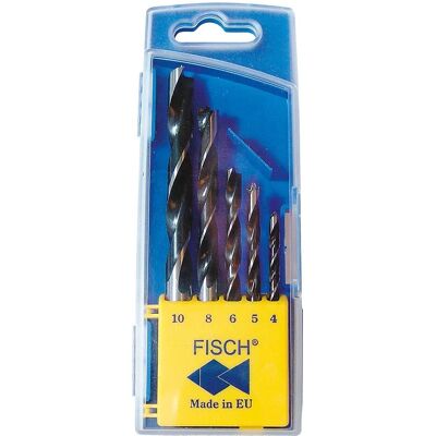 FISCH Rechtsdrehender Holzbohrer - Ø7mm - 109mm - Bohrerset FISCH Rechtsdrehender Holzbohrer - Ø7mm - 109mm - Bohrerset