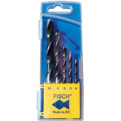 Fisch Holzbohrer Set - 5 Stück 4-10mm - Holzwerkzeug Fisch Holzbohrer Set - 5 Stück 4-10mm - Holzwerkzeug