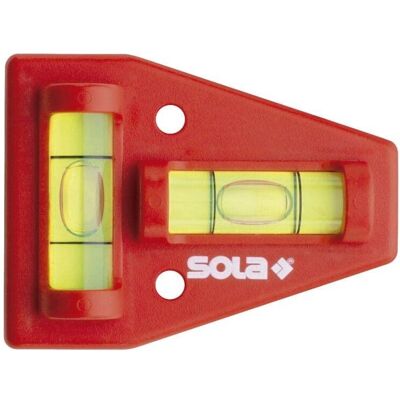 SOLA K5DISPLAY - Nível de superfície de plástico - Bolha em cruz SOLA K5DISPLAY - Nível de superfície de plástico - Bolha em cruz