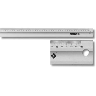 SOLA LAB 500 - Aluminiumlineal - 500mm - Baumaschine SOLA LAB 500 - Aluminiumlineal - 500mm - Baumaschine