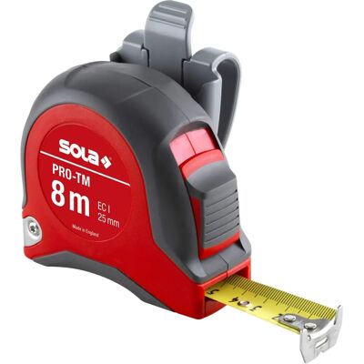 Sola PRO-TM 8m 25mm Measuring Tape - Precision Tool Sola PRO-TM 8m 25mm Measuring Tape - Precision Tool
