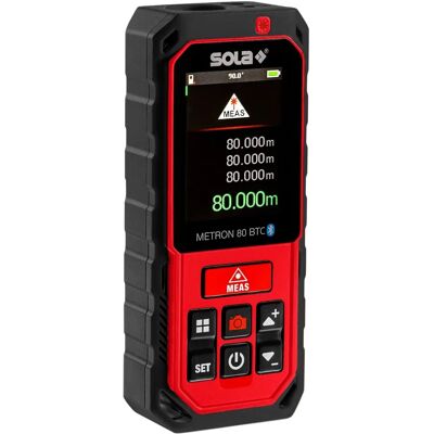 Sola dalmierz laserowy - Bluetooth, IP65, Kamera - 80m - Model 80 BTC Sola dalmierz laserowy - Bluetooth, IP65, Kamera - 80m - Model 80 BTC