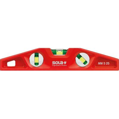 Sola 250mm Magnetwasserwaage mit V-Nut & Blase Sola 250mm Magnetwasserwaage mit V-Nut & Blase