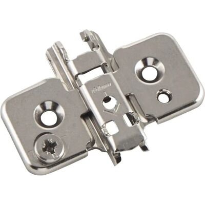 Blum - Kreuzmontageplatte für Clip Top Möbelscharnier - Stahl vernickelt - Clip Top - Hinge mounting plate Blum - Kreuzmontageplatte für Clip Top Möbelscharnier - Stahl vernickelt - Clip Top - Hinge mounting plate