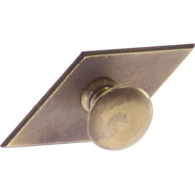 Schörghofer & Frehe - Knopf Karo Schild - Ø25 - 68×35 - Pomello per mobili Schörghofer & Frehe - Knopf Karo Schild - Ø25 - 68×35 - Pomello per mobili