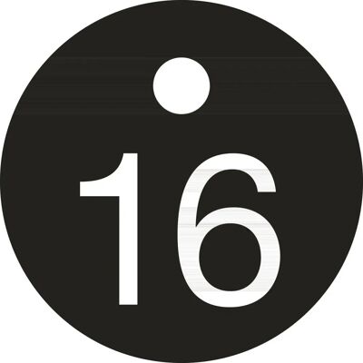 Reiher - Schlüsselnummer 16 - Ø25 - Key chain Reiher - Schlüsselnummer 16 - Ø25 - Key chain