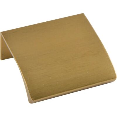 Furnipart - Edge Straight LA 20mm L 40mm - Alluminio - Ottone opaco spazzolato - Maniglia mobili Furnipart - Edge Straight LA 20mm L 40mm - Alluminio - Ottone opaco spazzolato - Maniglia mobili