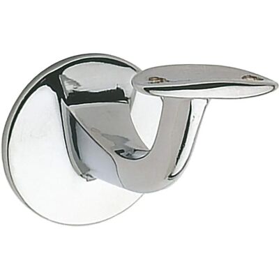 Marchesi Handlaufträger - 65mm Wandabstand - Messing verchromt - Gebogener Halter - Handlaufbefestigung Marchesi Handlaufträger - 65mm Wandabstand - Messing verchromt - Gebogener Halter - Handlaufbefestigung