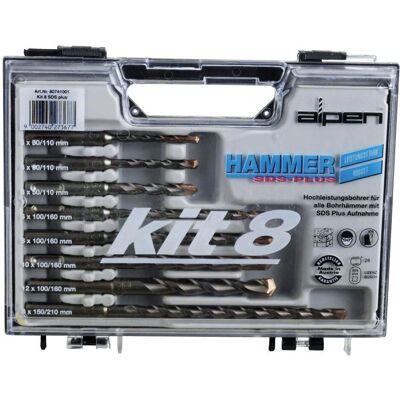 Alpen SDS Plus 8-teiliges Bohrer-Set Alpen SDS Plus 8-teiliges Bohrer-Set