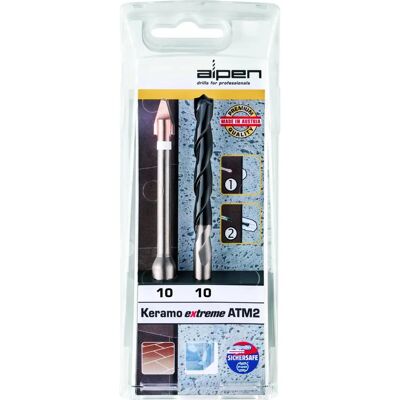 Ensemble de forets Alpen Keramo extreme ATM2 - Verre et carrelage 10mm - Publicité Ensemble de forets Alpen Keramo extreme ATM2 - Verre et carrelage 10mm - Publicité