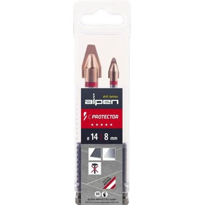Set di Trapani Alpen - 8, 14 mm - Tagliapiastrelle Set di Trapani Alpen - 8, 14 mm - Tagliapiastrelle