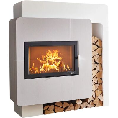 HAAS & SOHN Arlberg - grau - 8 kW - Kaminbausatz HAAS & SOHN Arlberg - grau - 8 kW - Kaminbausatz