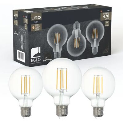 EGLO Modell G80 Globe 4W LED-Lampa - Glödlampa EGLO Modell G80 Globe 4W LED-Lampa - Glödlampa