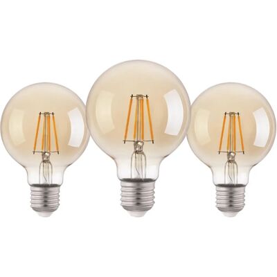 EGLO Modell - Amber Vintage G80 Globe 4W LED-Lampe - Leuchtmittel EGLO Modell - Amber Vintage G80 Globe 4W LED-Lampe - Leuchtmittel