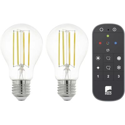 EGLO 12255 Bombilla LED - Blanco neutro - 6W - E27 - Pack de 2 EGLO 12255 Bombilla LED - Blanco neutro - 6W - E27 - Pack de 2