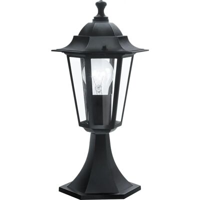 Eglo Laterna 4 Black Outdoor Pedestal Light - Outdoor Pedestal Light Eglo Laterna 4 Black Outdoor Pedestal Light - Outdoor Pedestal Light