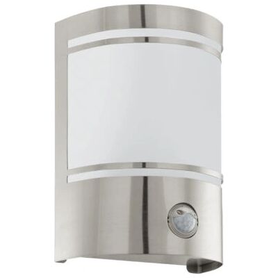 Eglo Cerno PIR Außenwandleuchte - Edelstahl, 40W Eglo Cerno PIR Außenwandleuchte - Edelstahl, 40W