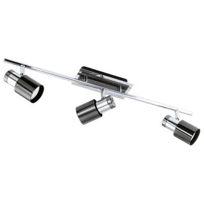 Eglo Davida 1 Oberflächen-Strahler GU10 LED - Schwarz/Nickel Eglo Davida 1 Oberflächen-Strahler GU10 LED - Schwarz/Nickel