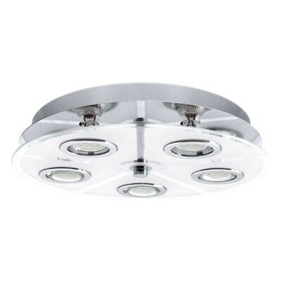Plafon Eglo - GU10 15W Nowoczesny Biały Chrom Plafon Eglo - GU10 15W Nowoczesny Biały Chrom