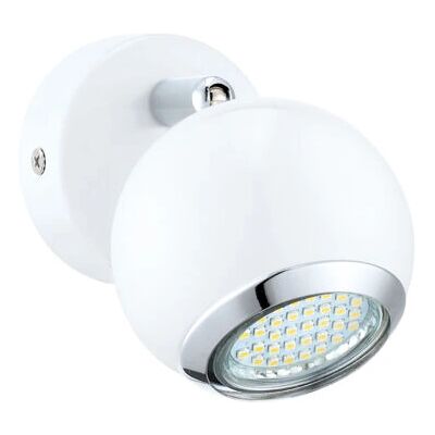 Eglo Bimeda Biały LED Reflektor - 7cm, GU10, Nowoczesny Design Eglo Bimeda Biały LED Reflektor - 7cm, GU10, Nowoczesny Design