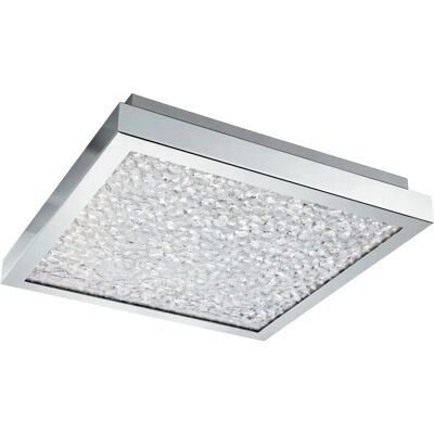 Eglo Cardito LED Lampa sufitowa - Kwadrat, Chrom, 16W Eglo Cardito LED Lampa sufitowa - Kwadrat, Chrom, 16W