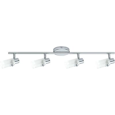 EGLO Orvieto 2 Foco de Techo - Moderno Cromo Vidrio Satinado EGLO Orvieto 2 Foco de Techo - Moderno Cromo Vidrio Satinado