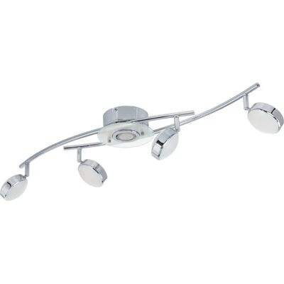 Lampa sufitowa LED EGLO Salto - Nowoczesna, 29cm, Chrom i Biały Lampa sufitowa LED EGLO Salto - Nowoczesna, 29cm, Chrom i Biały