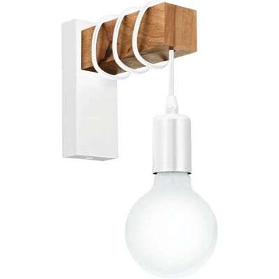 Eglo Townshend Wandlampe aus Holz und Metall - Vintage-Design Eglo Townshend Wandlampe aus Holz und Metall - Vintage-Design